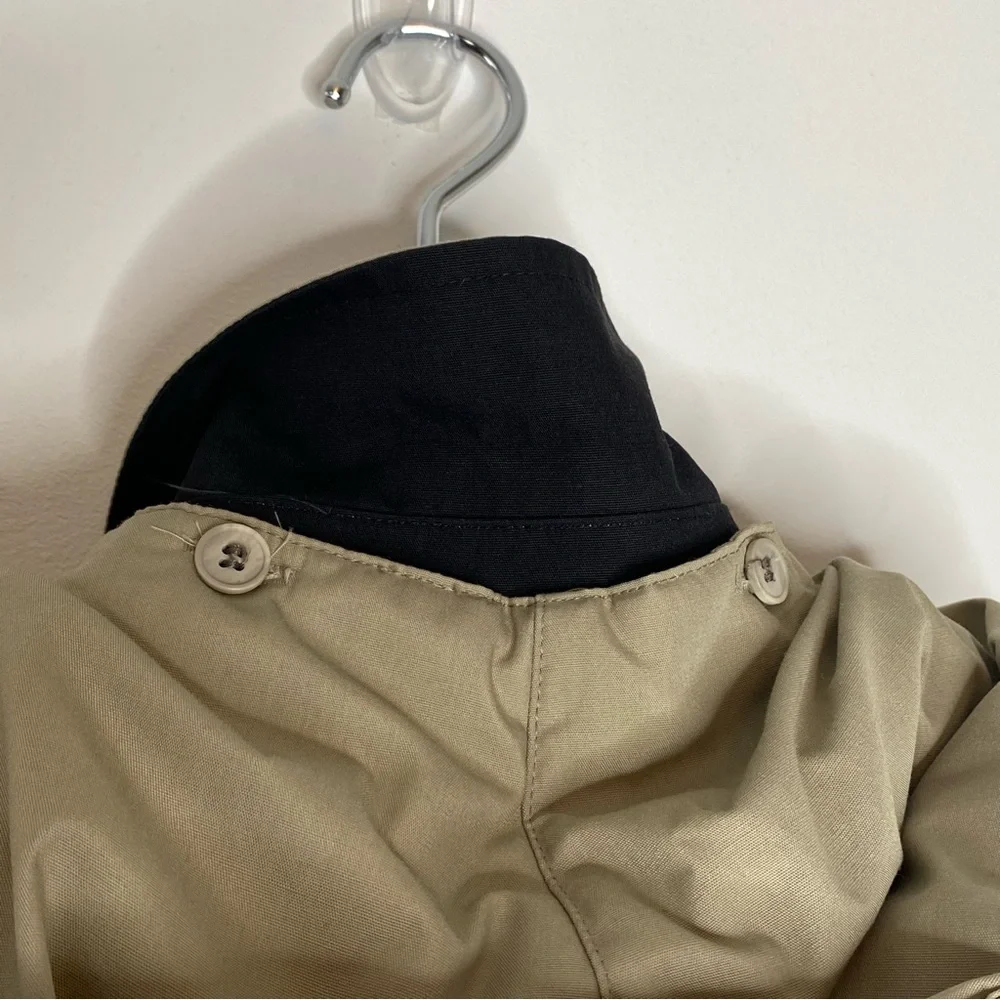London Fog Vintage Classic Cream Tan Trench Coat